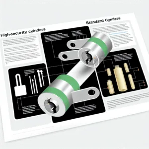 Lire la suite à propos de l’article Cylindres de haute securite vs cylindres standards : lequel choisir pour votre sécurité optimale ?