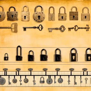 Lire la suite à propos de l’article Histoire de la serrure : des coffres forts égyptiens aux portes intelligentes modernes