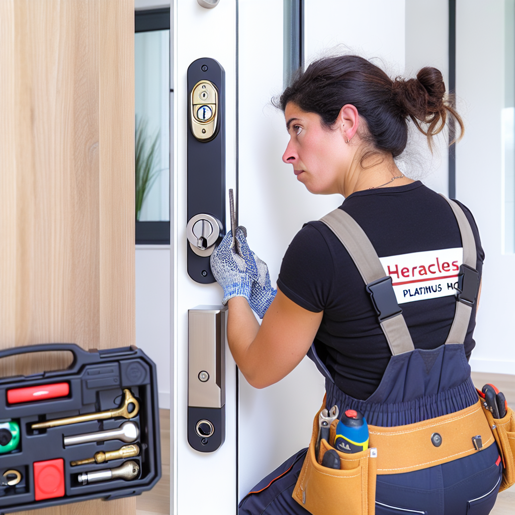 installation dun pack cylindre heracles platinum hq2 et poignee blindee a viry 74