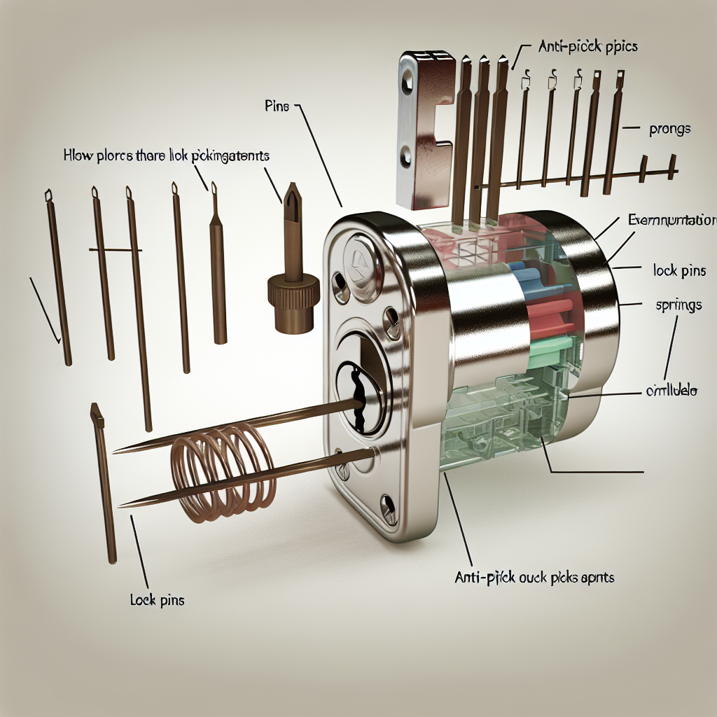 le fonctionnement des goupilles anti crochetage