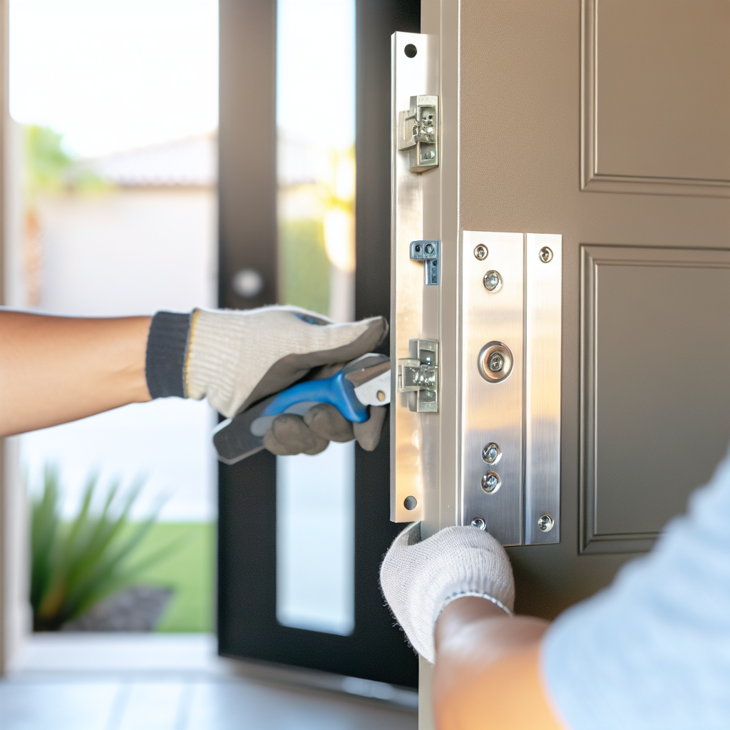 plaques de renforcement de porte