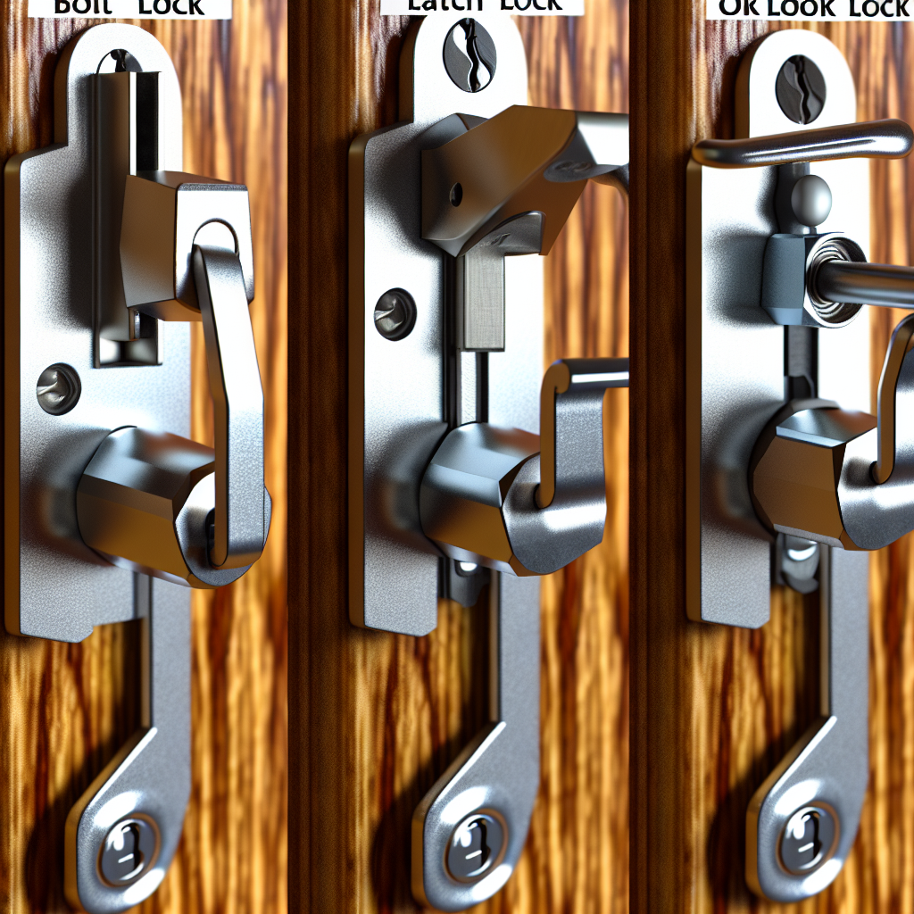 verrous targettes ou crochets quelles differences