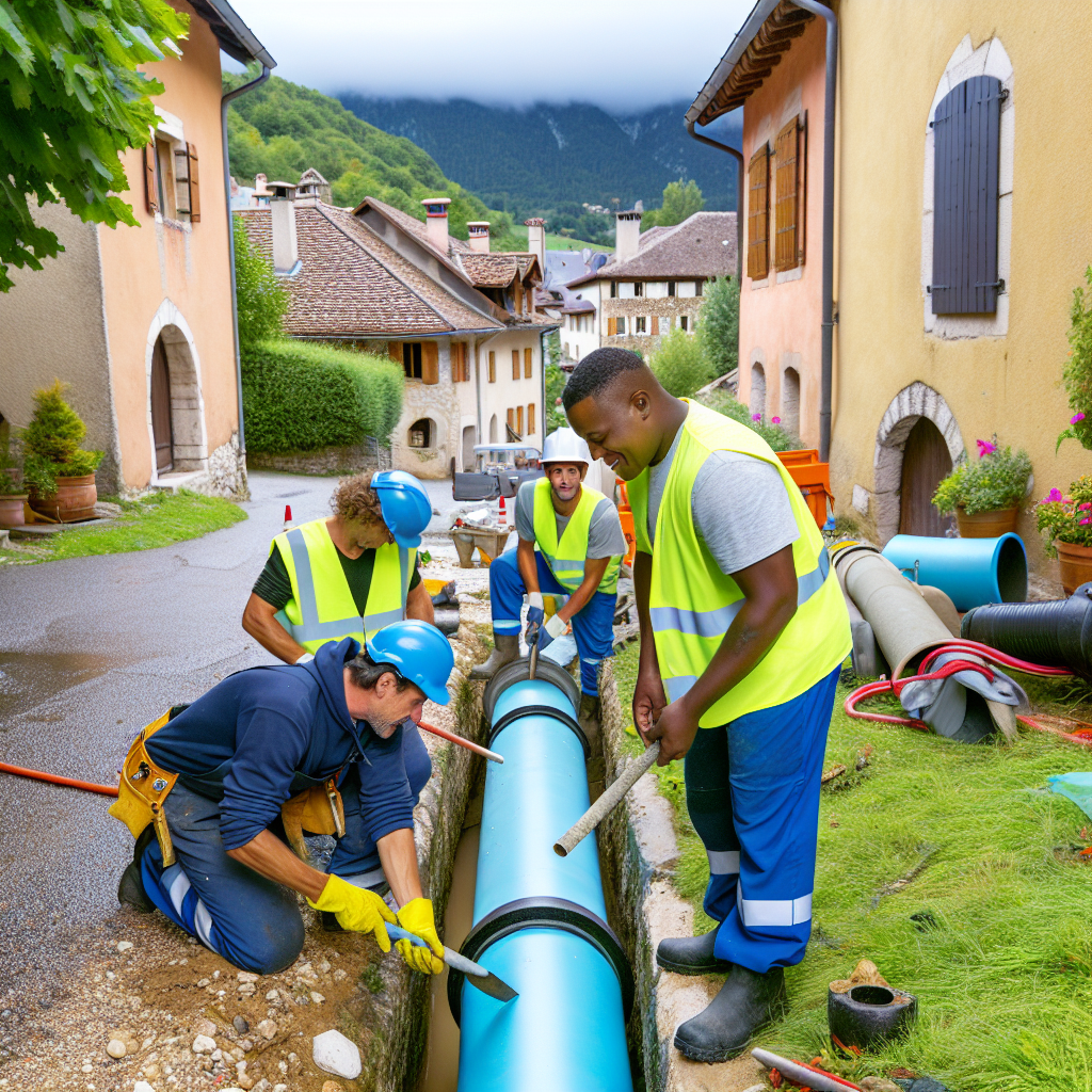 debouchage canalisation chatillon-sur-cluses